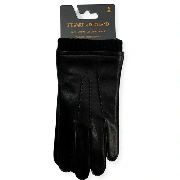 NWT Stewart Of Scotland Leather Gloves - Picture 1 of 2